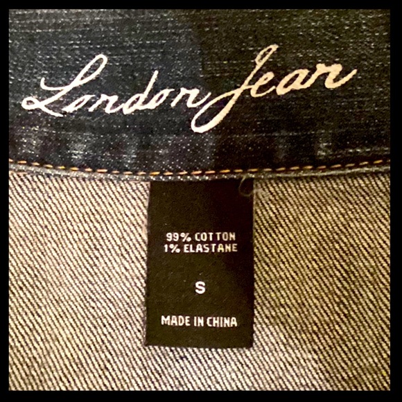 Victoria’s Secret London Jean Denim Distressed Jacket - Picture 5 of 7